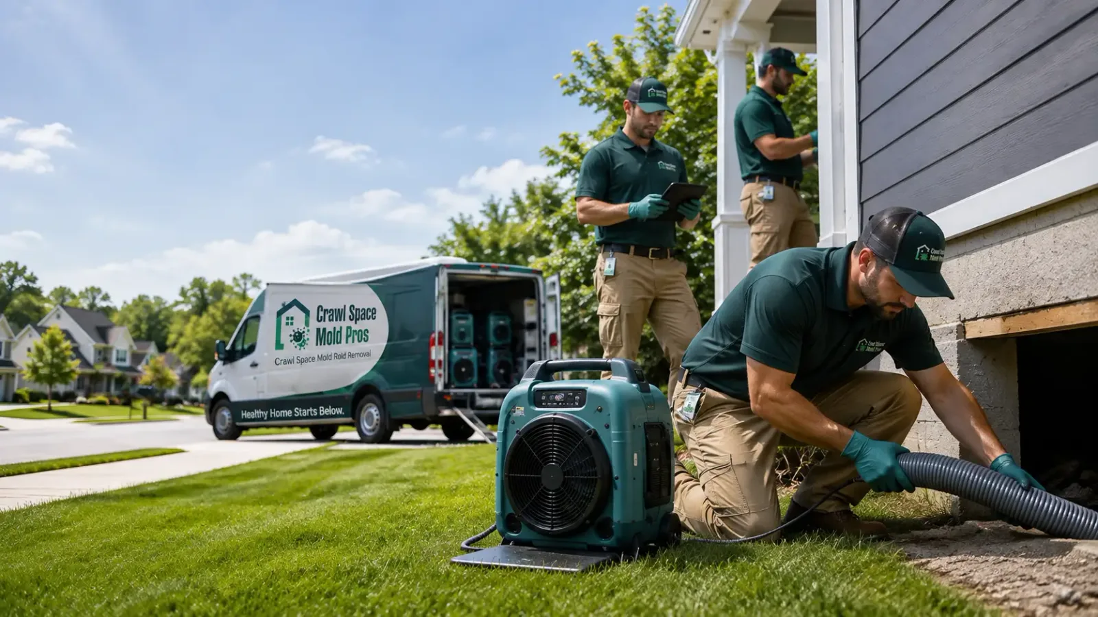 Crawl Space Mold Removal in Roaring Springs, TX